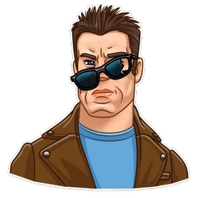 Terminator — стикер для MAX