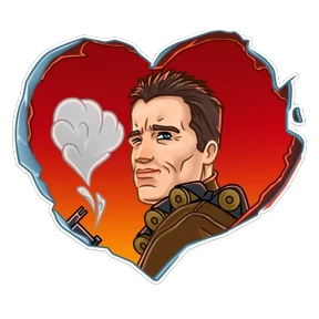 Terminator — стикер для MAX