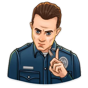 Terminator — стикер для MAX