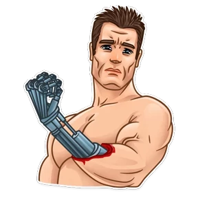 Terminator — стикер для MAX
