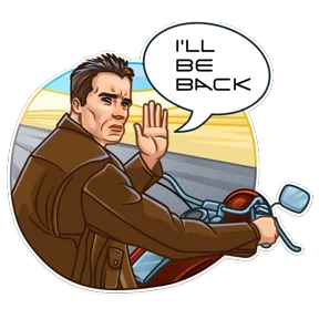 Terminator — стикер для MAX