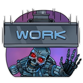 Terminator — стикер для MAX