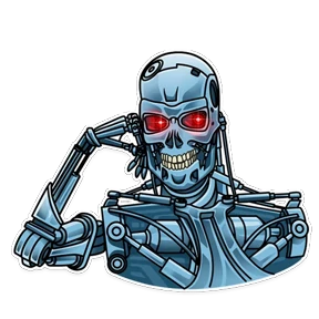 Terminator — стикер для MAX