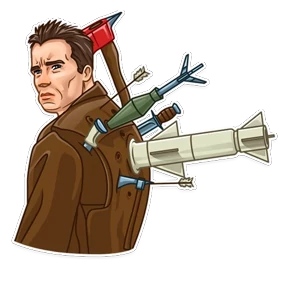 Terminator — стикер для MAX