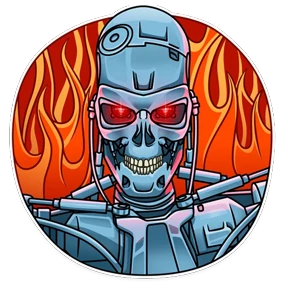 Terminator — стикер для MAX