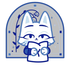Кошечка Гжель — стикер для MAX