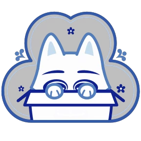 Кошечка Гжель — стикер для MAX