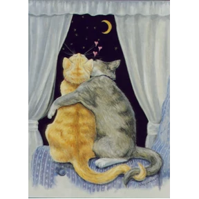 Котики — стикер для MAX