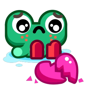 Frog крутой — стикер для MAX