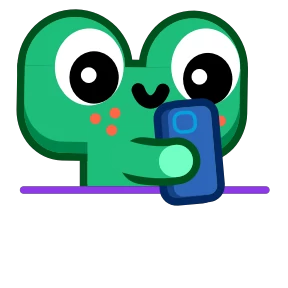 Frog крутой — стикер для MAX