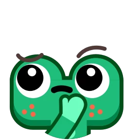 Frog крутой — стикер для MAX