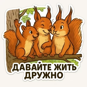 Belgee Chat Stickers — стикер для MAX