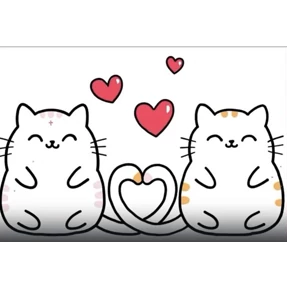 Котики — стикер для MAX