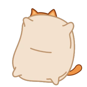 Bubo the scarf cat — стикер для MAX