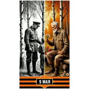 С Днём Победы! — стикер для MAX