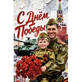 С Днём Победы! — стикер для MAX