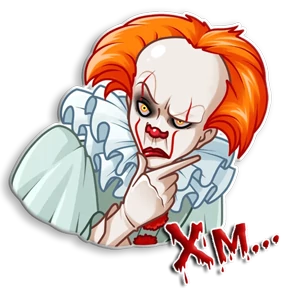 Клоун Оно — стикер для MAX