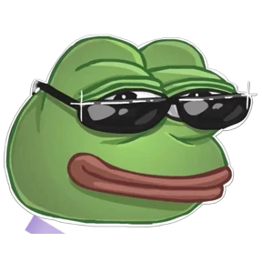 Pepe — стикер для MAX