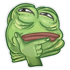 Pepe — стикер для MAX