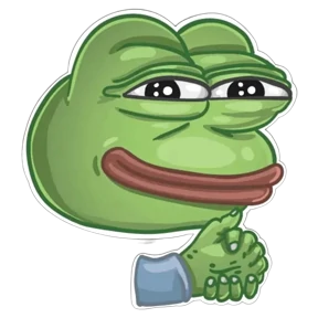 Pepe — стикер для MAX