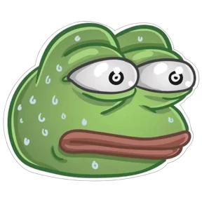 Pepe — стикер для MAX