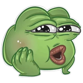 Pepe — стикер для MAX