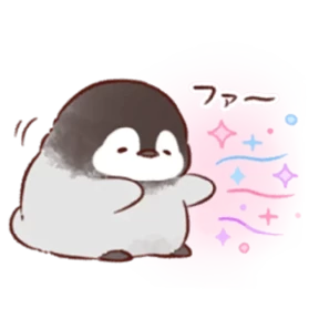cute peng and chick — стикер для MAX
