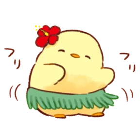 cute peng and chick — стикер для MAX