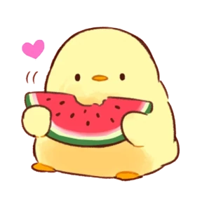 cute peng and chick — стикер для MAX
