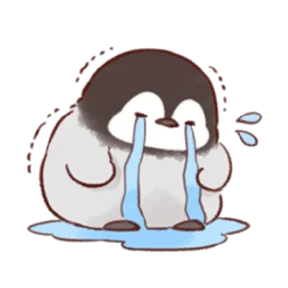 cute peng and chick — стикер для MAX