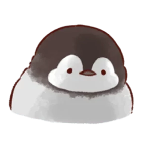 cute peng and chick — стикер для MAX