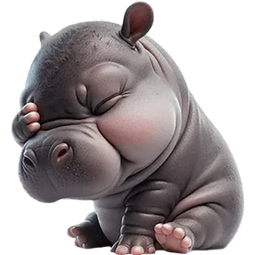 Мамин Бегемотик — стикер для MAX