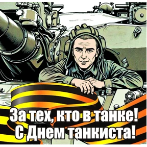День танкиста — стикер для MAX