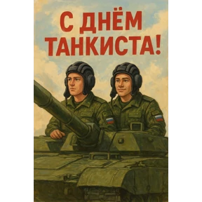 День танкиста — стикер для MAX