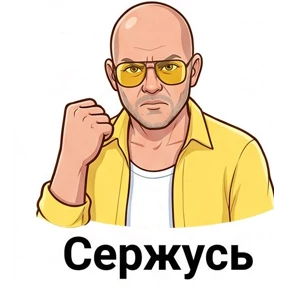 СашОК Лысый — стикер для MAX