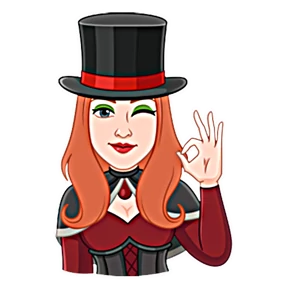 Mila_Gothic — стикер для MAX