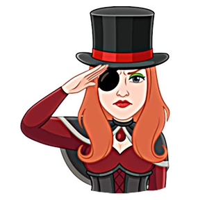 Mila_Gothic — стикер для MAX