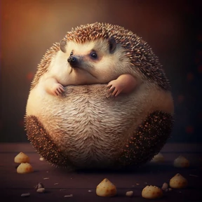 Ёжовое настроение — стикер для MAX