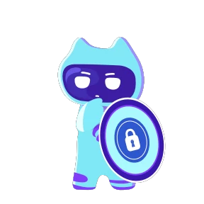 Чатти на страже — стикер для MAX