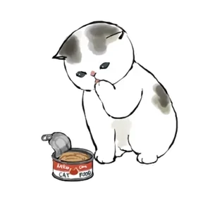 Котики — стикер для MAX
