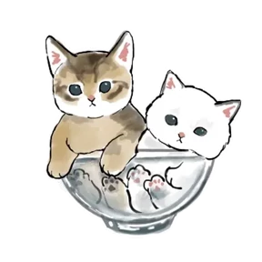 Котики — стикер для MAX