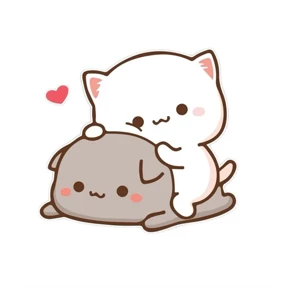 Котики — стикер для MAX