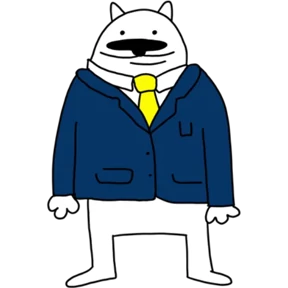White Dog @tgstickers — стикер для MAX