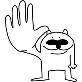 White Dog @tgstickers — стикер для MAX