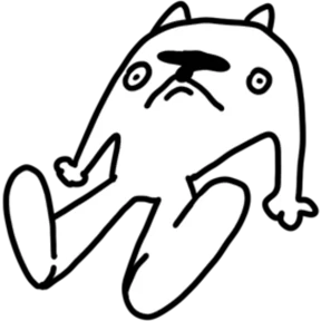 White Dog @tgstickers — стикер для MAX
