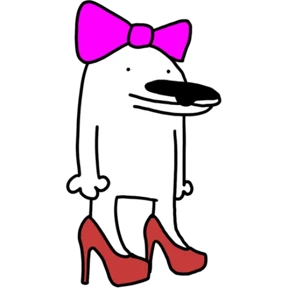 White Dog @tgstickers — стикер для MAX