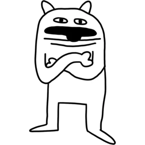 White Dog @tgstickers — стикер для MAX
