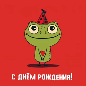 Стикерпак С днём рождения для мессенджера MAX