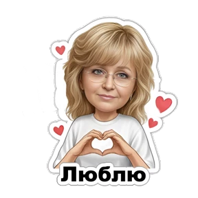 Елена — стикер для MAX