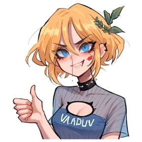 Анна — стикер для MAX